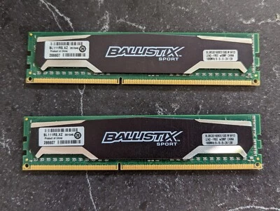 Ballistix Sport 8GB DDR3 1600 - Image 1 of 2