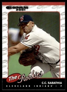 CC SABATHIA 2001 DONRUSS ROOKIES #R99 RC - Picture 1 of 2