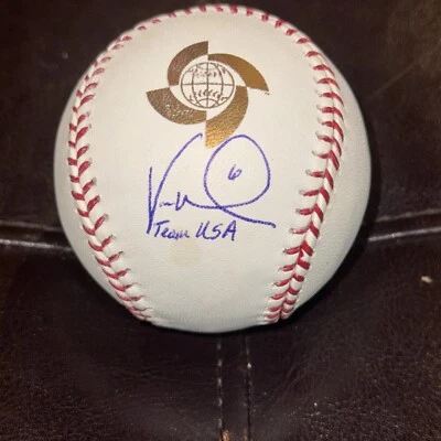 Vernon Wells Autographed Signed Official 2006 World Classic Baseball TEAM USA - Image 1 of 4