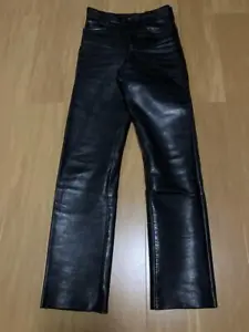 Vanson Leather Pants Pan Motor Cycle Black - Biker Riding Gear Protective - Picture 1 of 9