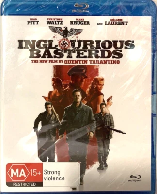 Inglourious Basterds Brand new Sealed Bu ray Disc Brad Pitt All Region - image 1 of 3