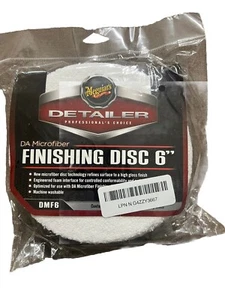 Meguiar’s DA Microfiber 6" Finishing Disc for Car/Auto Detailing - 2 Pack - DNF6 - Picture 1 of 2