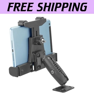 Universal Drill Base Tablet Mount with Tamper-Resistant Lock - For ELD Vehicles - Image 1 of 4