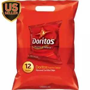 Nacho Cheese Tortilla Chips 12 Bags - Picture 1 of 1