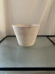 Rare Vintage Gainey midcentury Modern Bisque Ceramic Planter Pot 6x8 - Picture 1 of 19