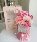 Sanrio My Melody Flower Plush Bouquet W/shopping bag/Led Light Graduation Gift