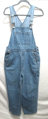 Mono vaquero azul pierna relajada envejecida medio GAP vintage para mujer Foto 1 de 4