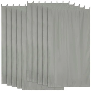54"x120" Outdoor Curtain Drape Tab Top UV30+ Patio Pergola Backyard 10 Piece - Picture 1 of 8