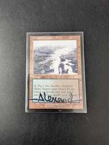 Polluted Delta - Artist Signed - MTG - NM - Non-Foil - Onslaught - Picture 1 of 2
