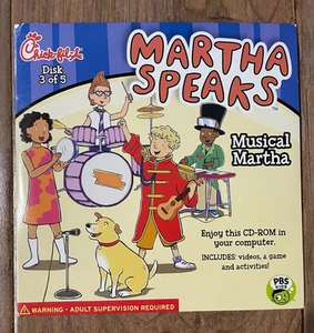 Neue "Martha spricht: Musical Martha" CD-ROM (Videos, ein Spiel und Aktivitäten) - Bild 1 von 5