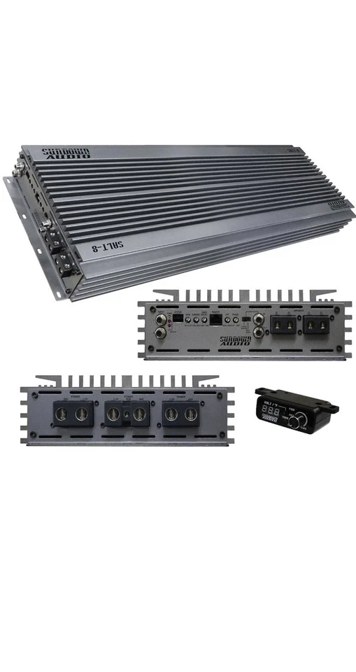 Sundown Audio - Amplificador SALT-8 Clase-D Enlazable Mono Bloque 8000W (NUEVO) Foto 1 de 4