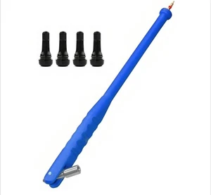 Tire Valve Stem Puller, Valve Core Installation Tool, Blue Car Motorcycle Truck - Picture 1 of 2