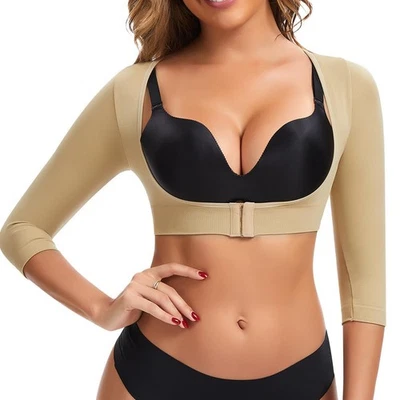 Fajas Colombianas Post Cirugía Modelador de Brazo Mangas de Compresión Adelgazante Brazo Fajas Foto 1 de 4