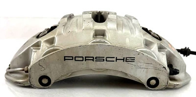 Pinza de freno Brembo delantera izquierda Porsche Cayenne 08-18 plateada OEM Foto 1 de 4