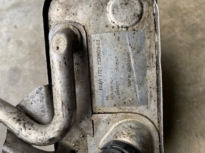 BMW 2008-2010 E60 535I N54 TRANSMISIÓN AUTOMÁTICA CONJUNTO ENFRIADOR DE ACEITE FABRICANTE ORIGINAL 114 K Foto 1 de 3