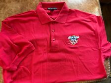 New  RED HONOR FLIGHT Network Polo Embroidered  Red Port Authority Cotton