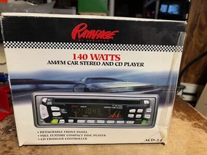 Audiovox Rampage Car Stereo ACD-24 AM FM CD Player Player New - Picture 1 of 4