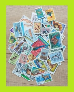 Animal Stamps Collection - 100 Used & MNH Stamps - Picture 1 of 2