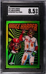 2024 Topps Chrome - Ultraviolet All-Stars Bryce Harper #UV-7 - Bild 1 von 2
