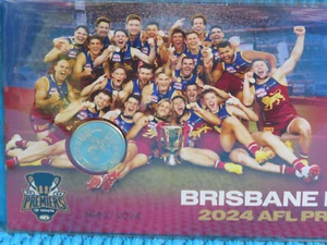 BRISBANE LIONS AFL GRAND FINAL PNC COIN RAM $1 LIMITED EDITION PREMIERS FOOTY - Picture 1 of 17
