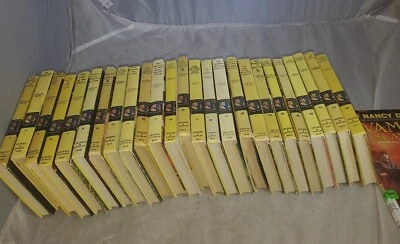 vtg Nancy Drew Mysteries Matte yellow HC buy multiple books and save on shipping - Image 1 of 4