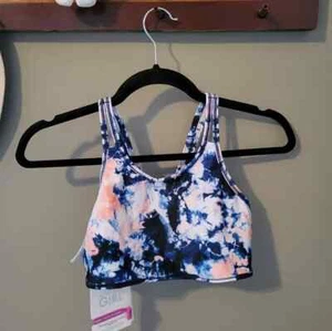 Athleta Girl New Reversible Festival Tie-Dye Bikini Top Size XXL 16 - Picture 1 of 10