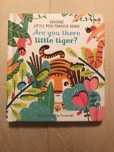 Usborne Little Peek Through Books- Are You There Little Tiger? (Board Book) - Picture 1 of 4