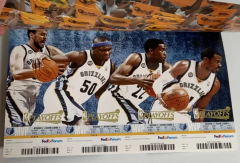 2011-12 MEMPHIS GRIZZLIES NBA FULL NEW TICKET PLAYOFFS BOOK 16 TICKETS Cover
