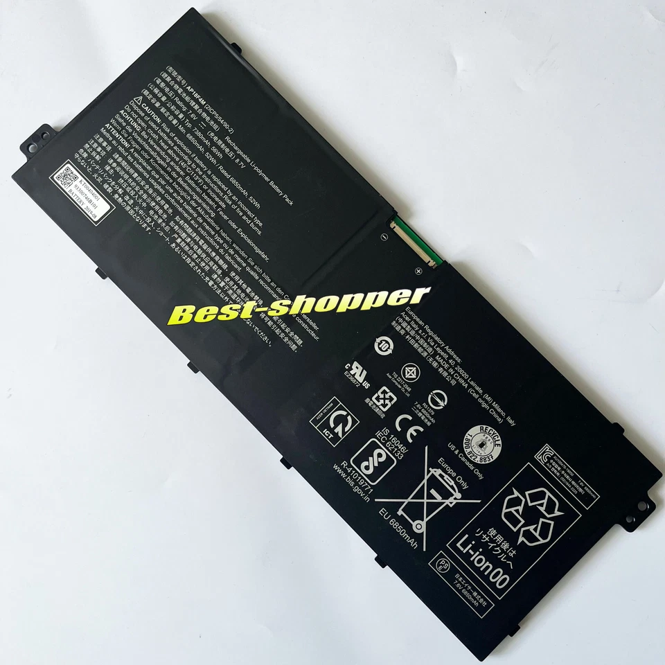 AP18F4M Laptop Battery for Acer Chromebook 714 CB714 KT.00404.001 7380mAh 56Wh