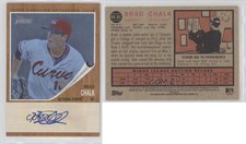 2011 Topps Heritage Minor League Edition Real One Blue Tint /99 Brad Chalk Auto