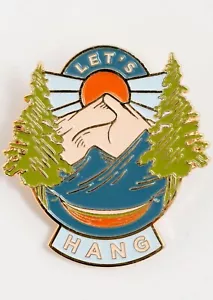 United By Blue Let’s Hang Enamel Pin 1.5" x 1.25" - Picture 1 of 3