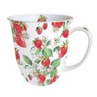 Mug, Cup, Porcelain Ambiente 10.5cm 0.4L GARDEN STRAWBERRIES