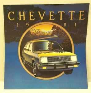 👀 1981 Chevrolet CHEVETTE Dealer Sales BROCHURE - NOS 81 Chevy Literature OEM - Picture 1 of 4
