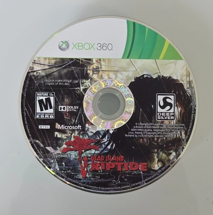 Dead Island: Riptide (Microsoft Xbox 360, 2013) - DISC ONLY - Image 1 of 1