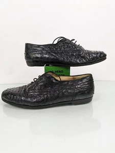 SELTENE STREGA Straußen Halbschuhe Hergestellt in Italien Herren Größe 9 - Bild 1 von 4