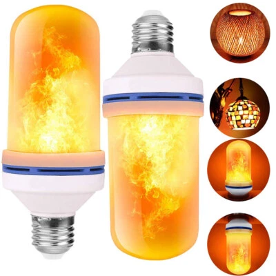 10 W E27 LED Licht Fackel Feuer Lampe Flammen Effekt Glühbirne Flacker Birne - Bild 1 von 4