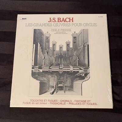 J.S. Bach Les Grandes Œuvres Pour Orgue Vinyl Box Set of 4 Record Albums NEW! - Image 1 of 4