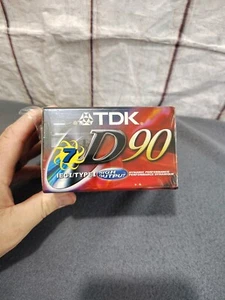 NEW TDK D90 Blank SEVEN Audio Cassette Tapes 90 Minutes High Output Tape - Picture 1 of 3