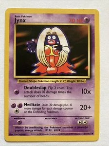 Pokemon TCG Base Set Jynx 31/102 Uncommon LP - Picture 1 of 2