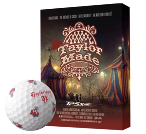 TaylorMade TP5x NIGHTMARE CIRCUS Clown Halloween Limited Edition Golf Balls - Picture 1 of 4