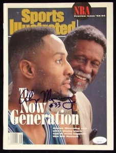 Alonzo Mourning Signed Sports Illustrated Magazine JSA Authenticated - Picture 1 of 2