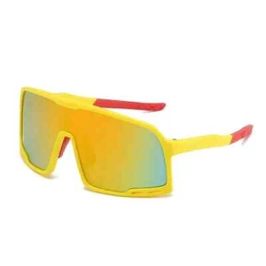 Neue quadratische Herren-Sonnenbrille Sportspiegel Herren Sportsonnenbrille - Bild 1 von 34