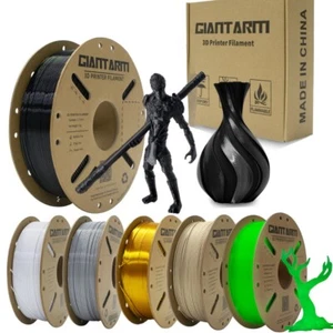 Filament d'imprimante 3D GIANTARM régulier/éclairé/soie/bois/mat PLA/PETG 1 kg 1,75 mm - Photo 1/55