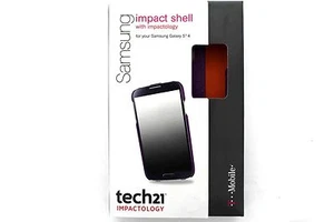 Brand New Original Tech21 Impact Shell Case for Samsung Galaxy S4 IV - Purple -! - Picture 1 of 4