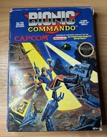 Bionic Commando CIB Nintendo NES completo di scatola testato e funzionante
