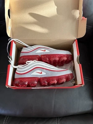 Bv1153-002 Nike Air Max Vapormax 97 Men’s 6.5 Grey Red - Image 1 of 4