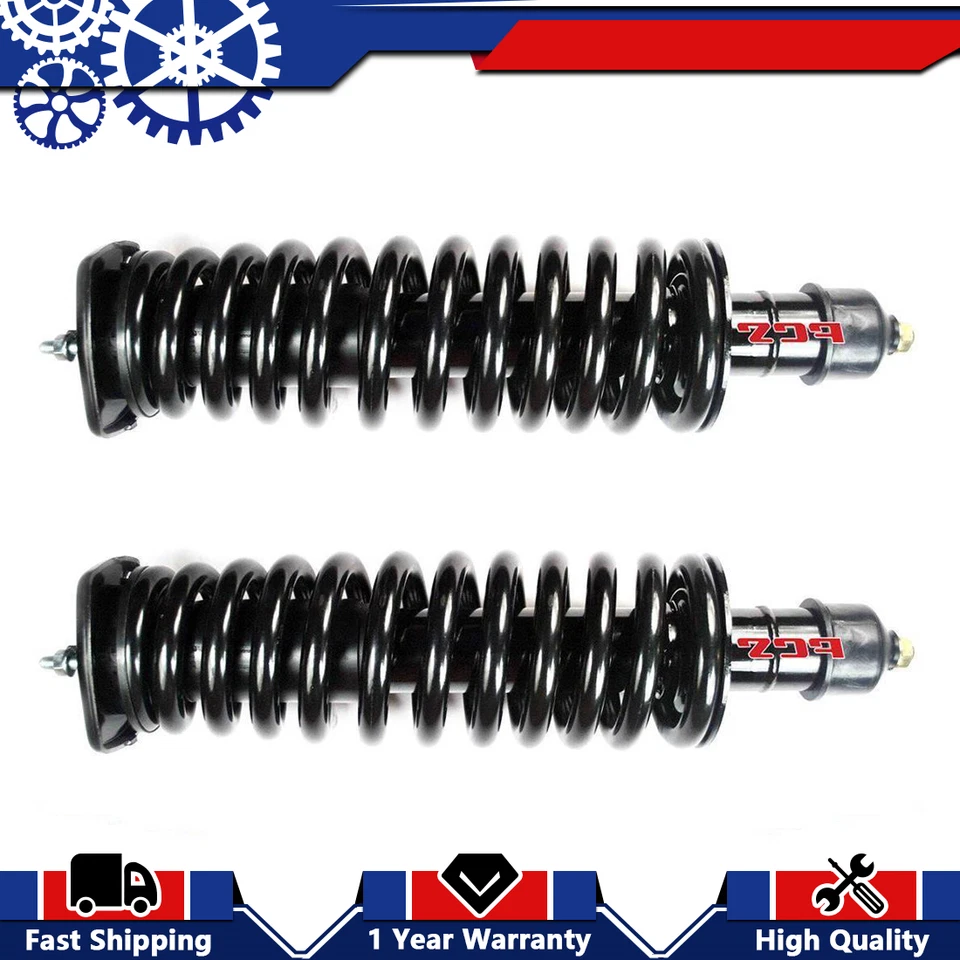 Juego completo de 2 muelles helicoidales y puntal trasero FCS para Benz ML320 ML350 ML430 Foto 1 de 4