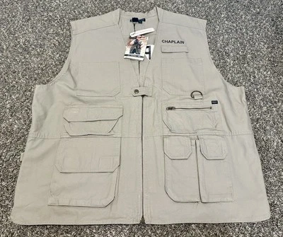 5.11 Tactical Taclite Pro Vest Mens 3XL Khaki Backup Belt System Chaplain - Image 1 of 4