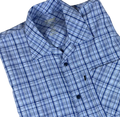 Blackhawk Warrior Wear 1700 纽扣短袖男式中号蓝色性能 — 第 1/4 张图片