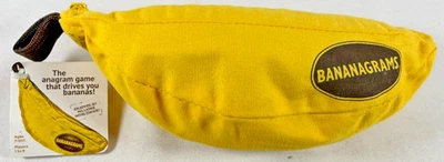 BANANAGRAMS Game Family Crossword Word Play Bananagram 144 tiles - Image 1 of 4